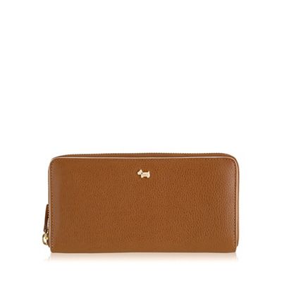 Large tan leather 'Blair' matinee purse